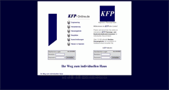 Desktop Screenshot of kfp-online.de